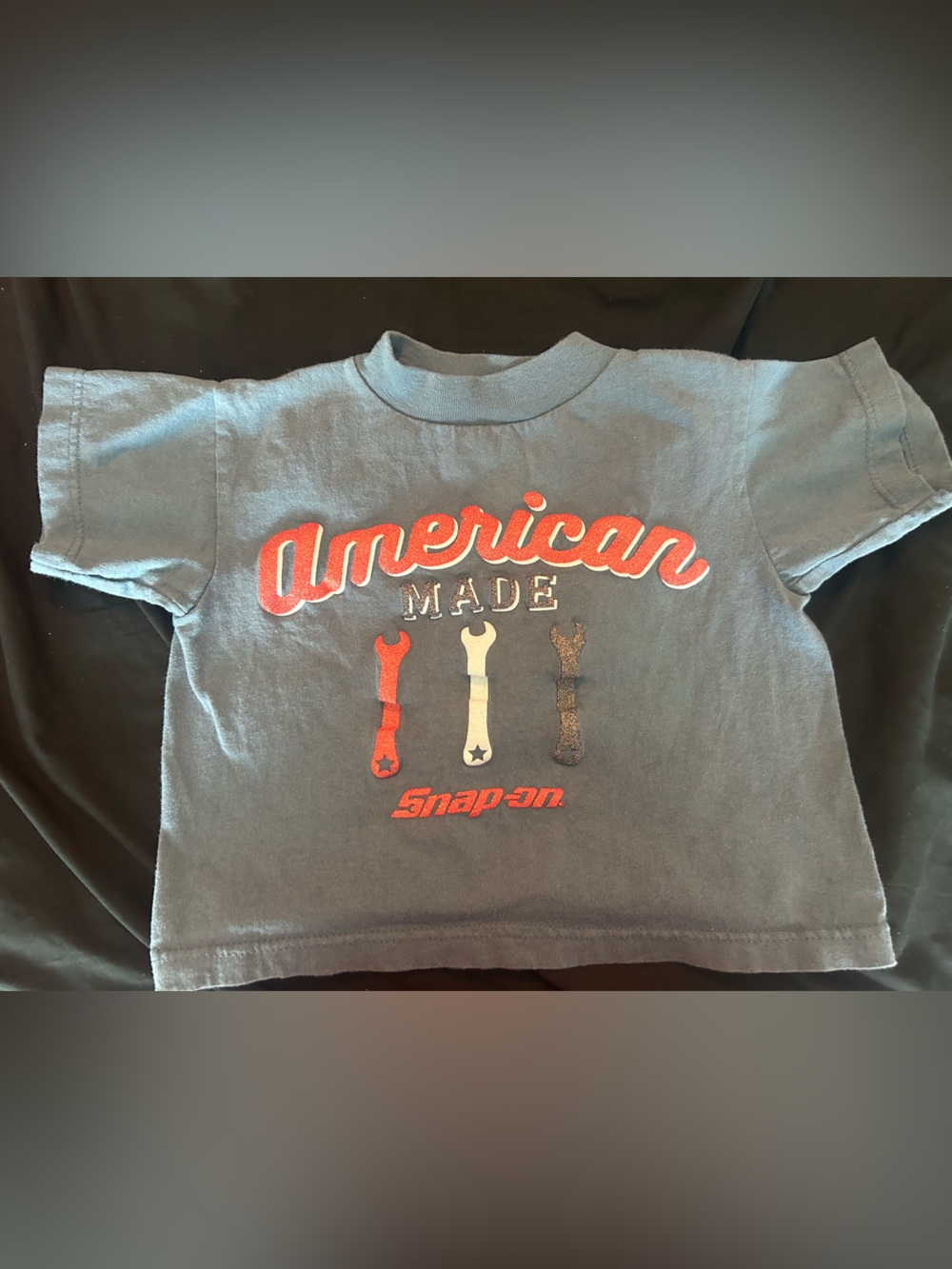 Snap-on Kids' Navy 'American Made' Short Sleeve Tee